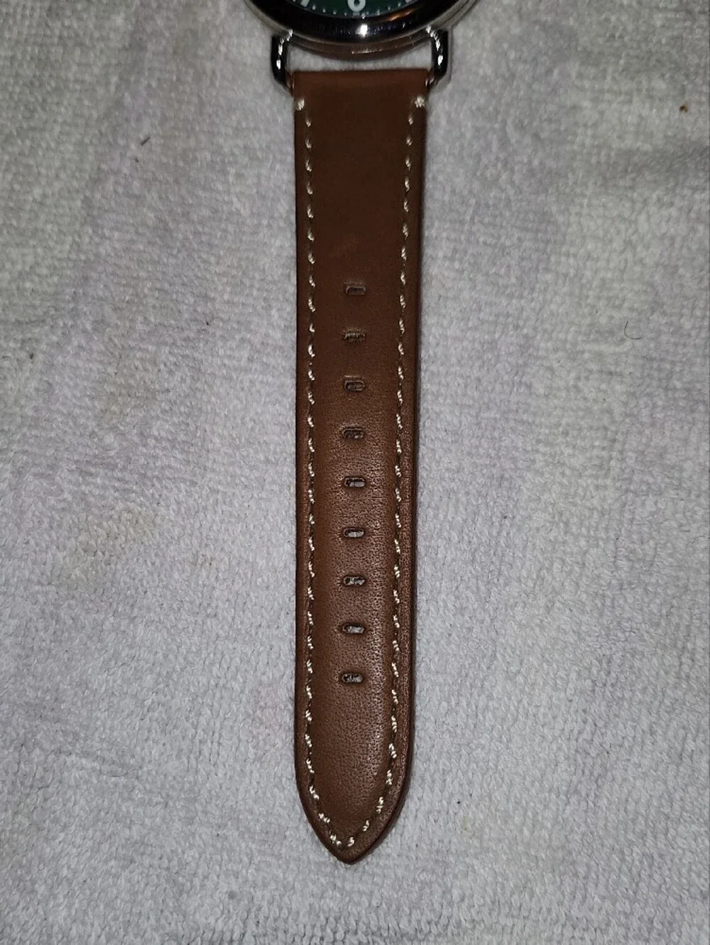 Shinola Detroit Argonite Forest Green Dial with Brown Leather Strap Watch